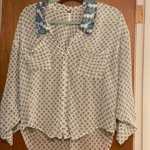 Free people button down